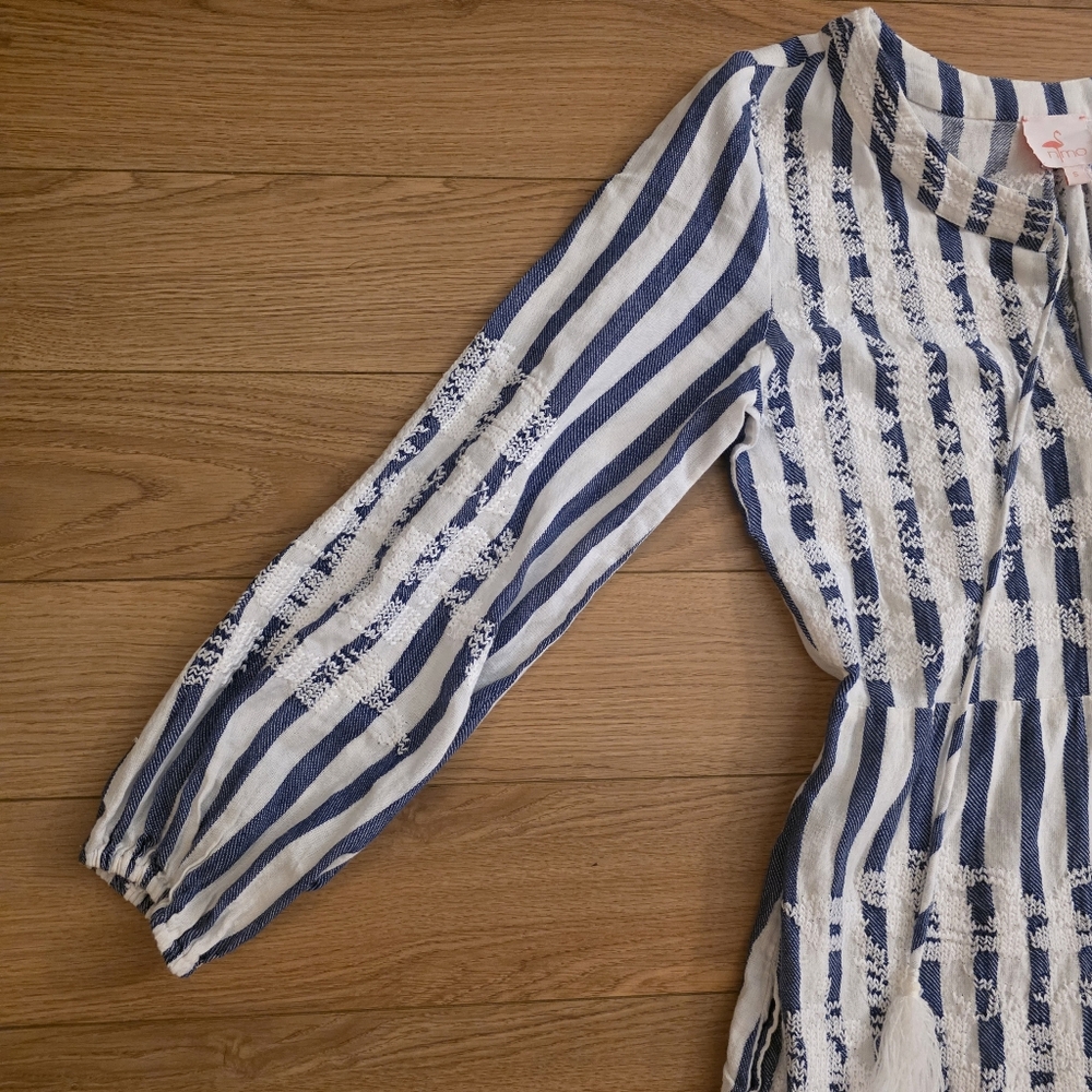 Nimo With Love Long Sleeve Cotton Maxi Dress- S - Picture 7 of 14